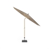 Platinum Riva parasol ø3.0 - Teak look med Taupe stof